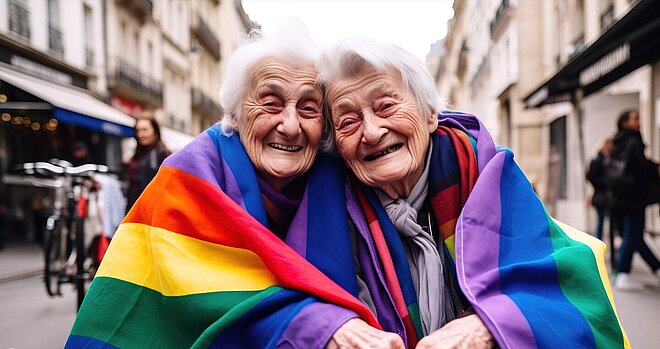 Mehr erfahren zu Queer im Alter